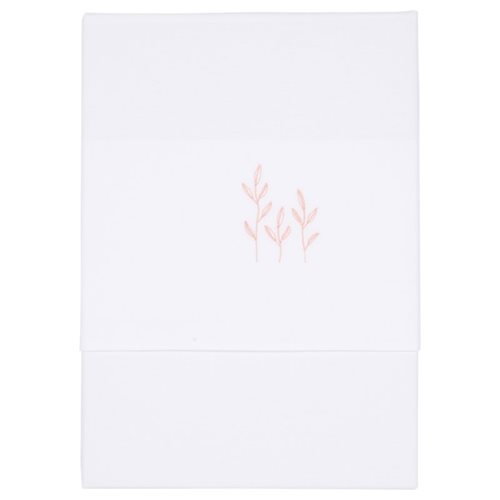 Picture of Cot sheet Wild Flowers Pink embroidered