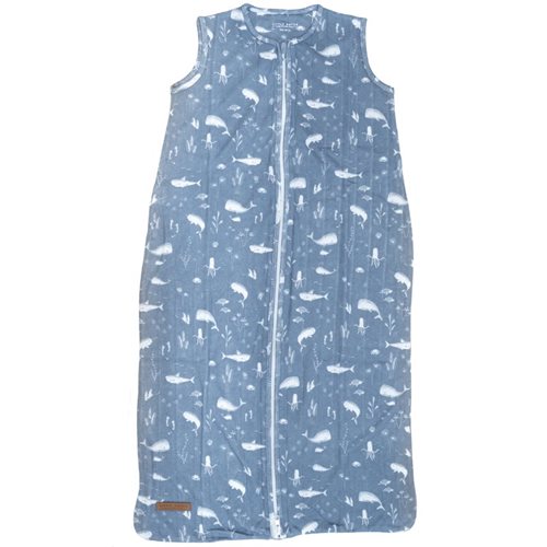 Picture of Cotton summer sleeping bag 90 cm Ocean Blue 