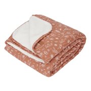 Picture of Bassinet blanket Wild Flowers Rust