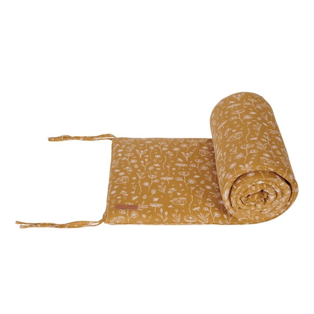 Picture of Cot bumper Wild Flowers Ochre