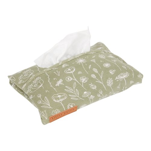 Picture of Baby wipes cover Wild Flowers Olive