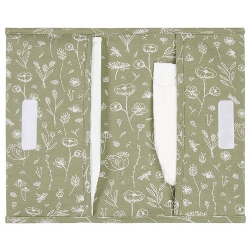 Picture of Nappy pouch Wild Flowers Olive