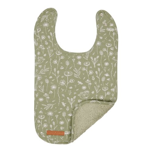 Picture of Bib Wild Flowers Olive
