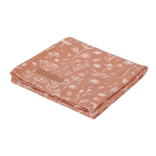 Picture of Swaddle 120 x 120 Wild Flowers Rust
