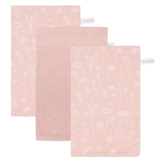 Picture of Washcloths set Wild Flowers Pink