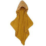 Picture of Hooded towel Wild Flowers Ochre