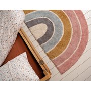 Picture of Rug Rainbow shape Pure Pink 80x130cm