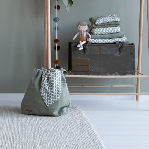 Picture of Playpen toy bag Pure Olive 