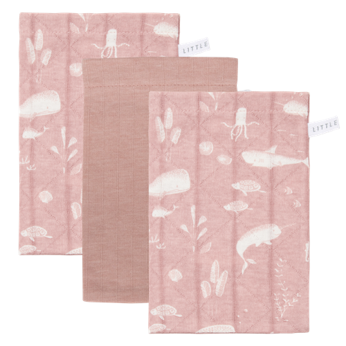 Picture of Washcloths set Ocean Pink 
