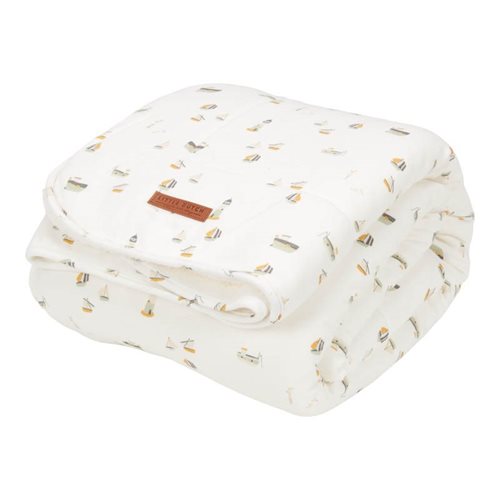 Picture of Cot blanket Sailors Bay White