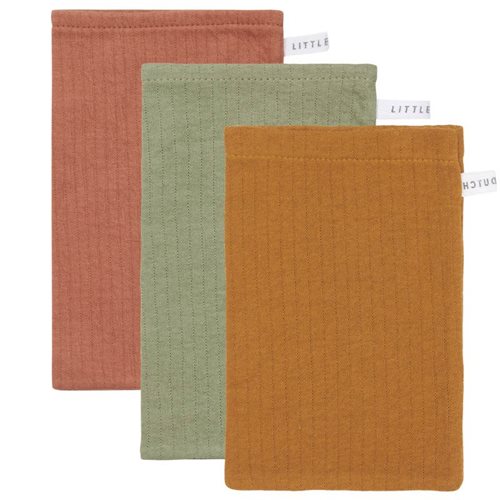 Picture of Washcloths set Pure Rust / Pure Olive / Pure Ochre Spice