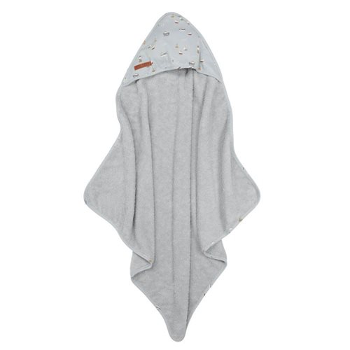 Picture of Hooded towel Sailors Bay Blue