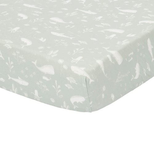 Picture of Fitted bassinet sheet Ocean Mint