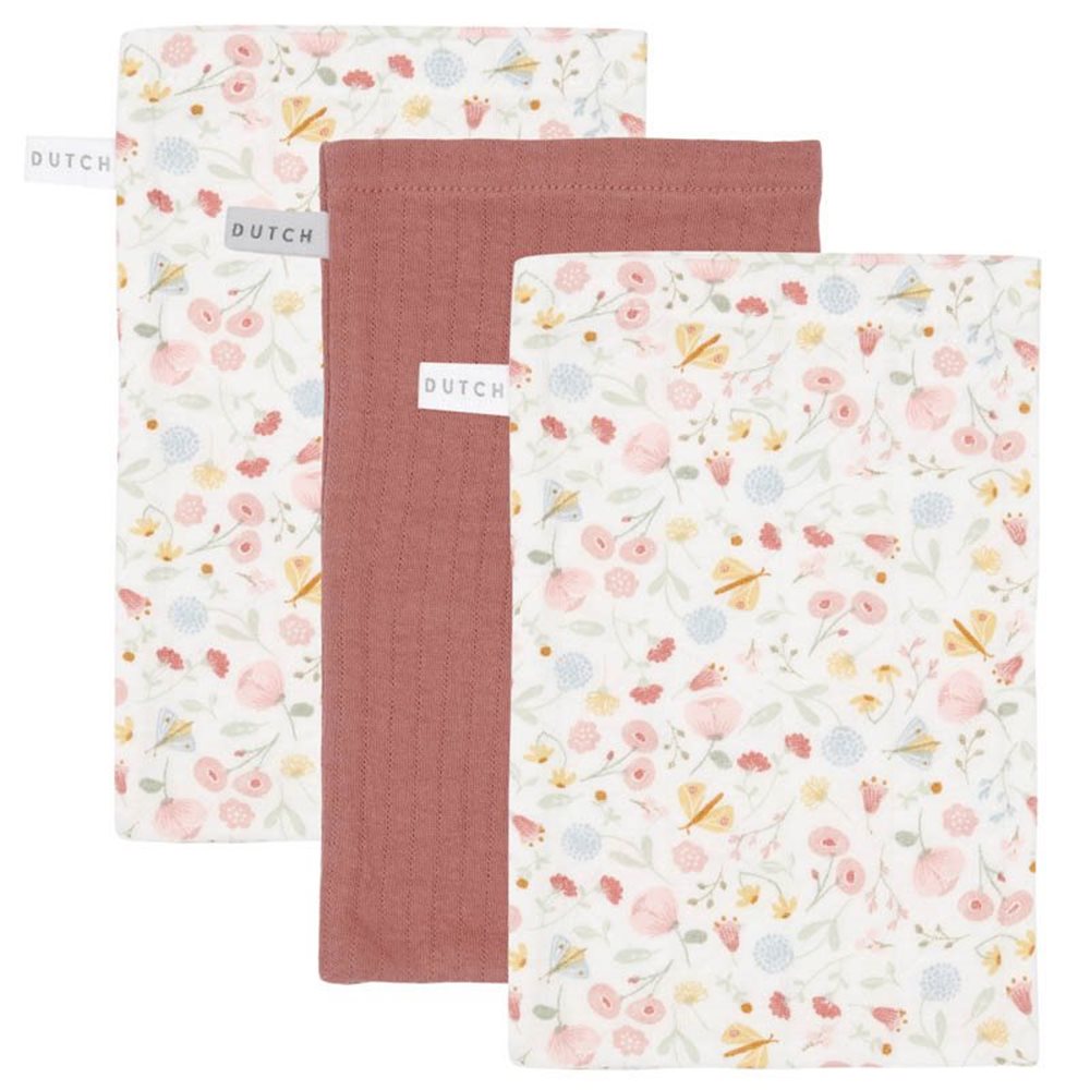 Picture of Washcloths set Pure Pink Blush / Flowers & Butterflies