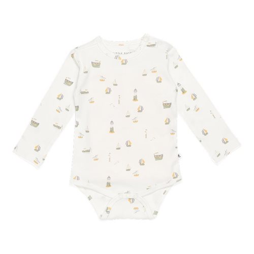 Picture of Bodysuit long sleeves Sailors Bay White - 62/68
