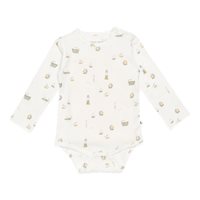 Picture of Bodysuit long sleeves Sailors Bay White - 74/80
