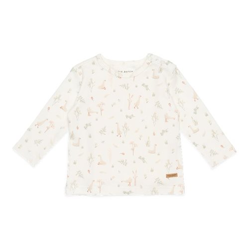 Picture of T-shirt long sleeves Little Goose White - 74