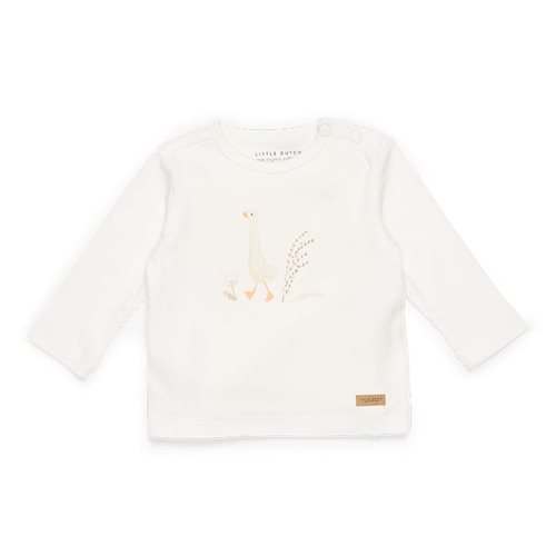 Picture of T-shirt long sleeves Little Goose Walking White - 62