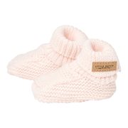 Picture of Knitted baby booties Pink - size 2