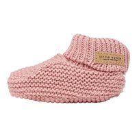 Picture of Knitted baby booties Vintage Pink- size 2