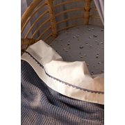 Picture of Fitted bassinet sheet wieg Sailors Bay Blue