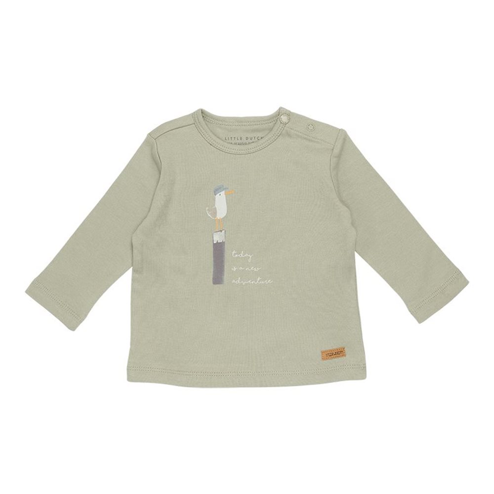 Picture of T-shirt long sleeves Seagull Olive - 50/56
