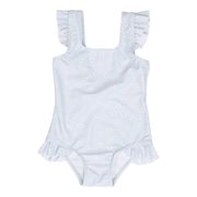 Picture of Bathsuit ruffles Daisies Blue - 62/68