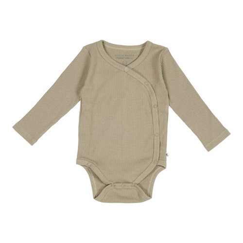 Picture of Bodysuit wrap long sleeves Rib Olive - 50/56