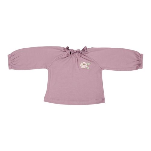 Picture of T-shirt long sleeves with embroidery Mauve - 80