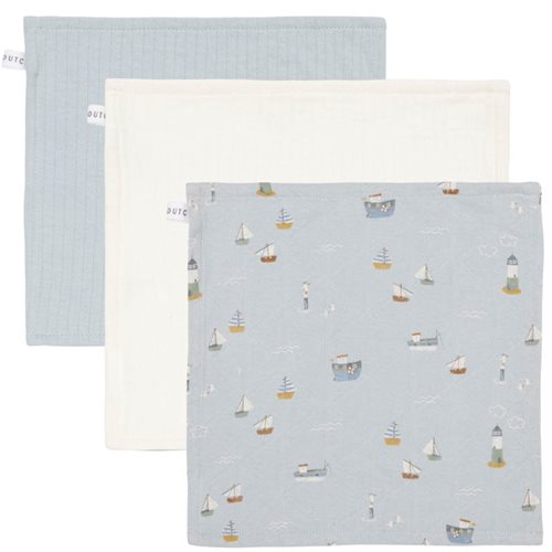 Picture of Facecloths Sailors Bay Blue/Pure Soft Blue/Pure Soft White