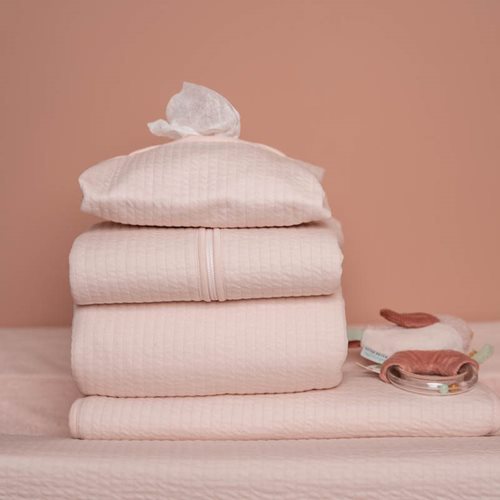 Picture of Cotton summer sleeping bag 70 cm Pure Soft Pink