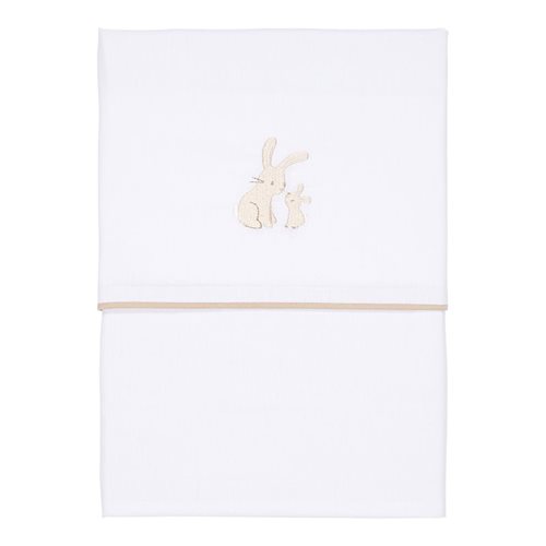 Picture of Cot Sheet embroided Baby Bunny 