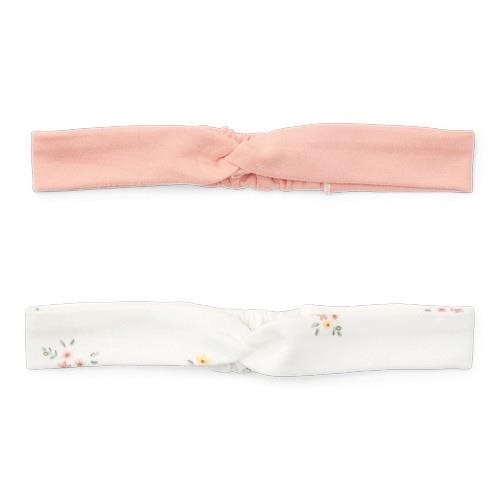 Picture of Headbands set of 2 White Meadows / Flower Pink - size 1 (size 74 - 86)